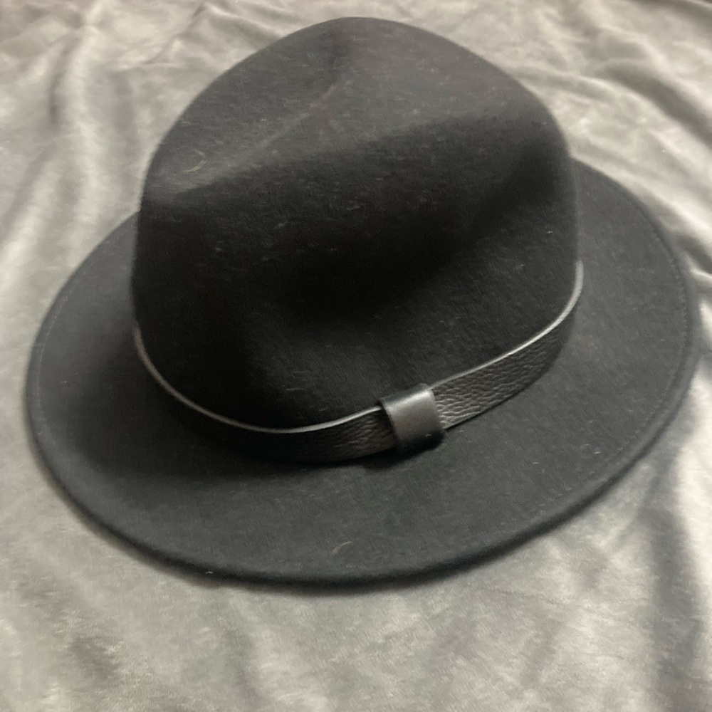 J. Crew Black Fedora Hat